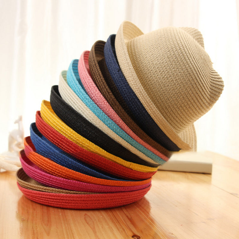 Fashion Ear Straw Hat